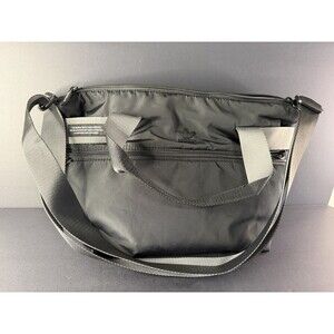 ADIDAS Originals Logo Puffer Shopper Tote Crossbody Shoulder Bag - Black - EUC